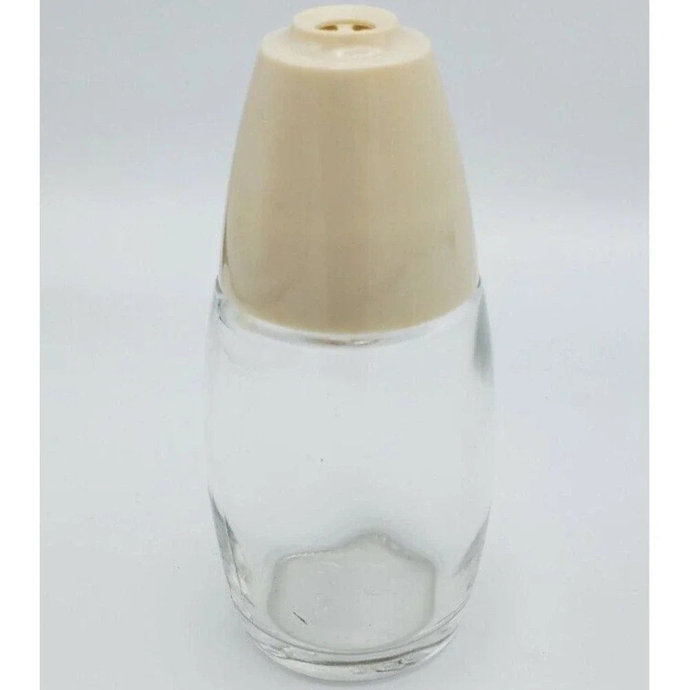 Vintage Gemco Ware the Pick One Toothpick Dispenser‎ Holder Almond Plastic Glass
